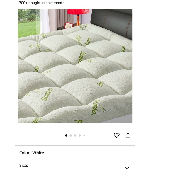 Bamboo Mattress Topper - Picture 4 of 5